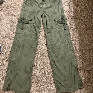 American Eagle Green Cargo Pants